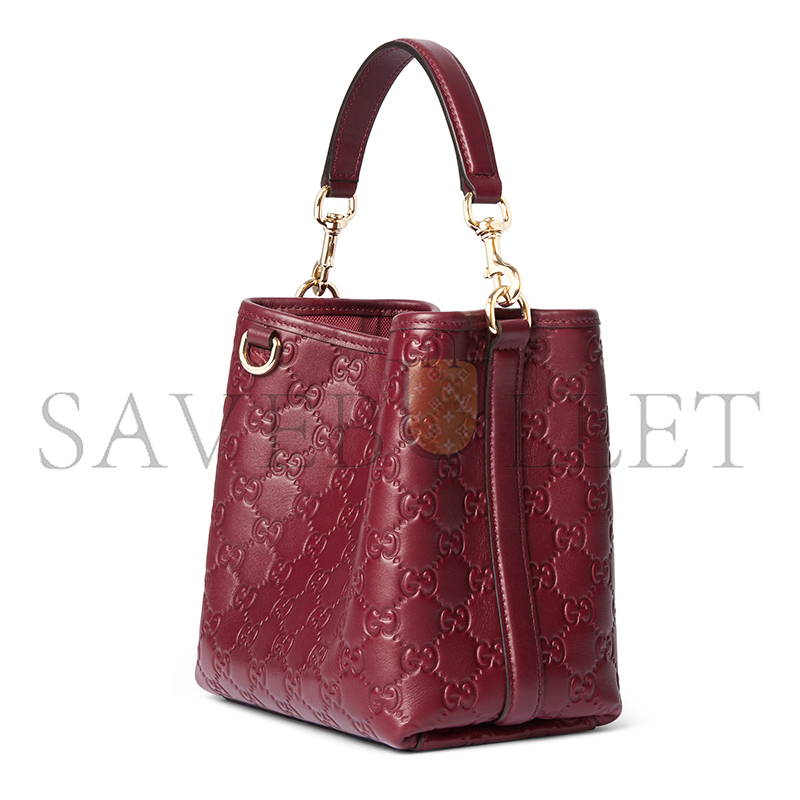 G*u*i gg emblem small bucket bag 815118 (19*18*11cm)